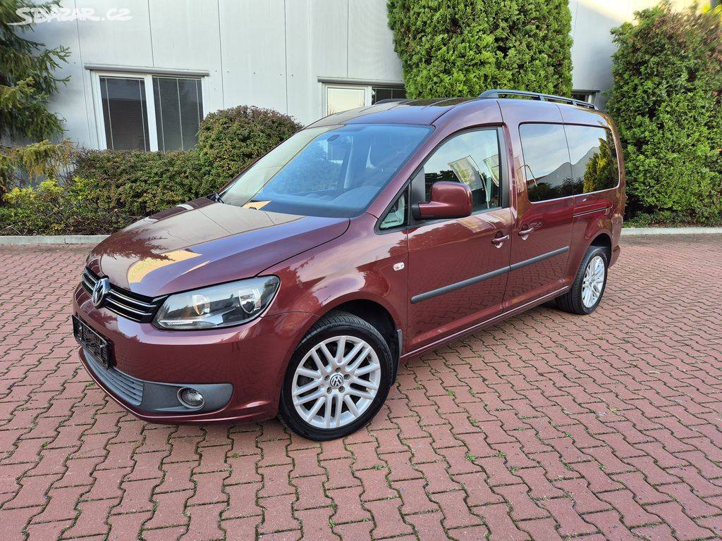 Caddy Maxi 2.0TDI DSG 7míst,tažné,webasto,serviska