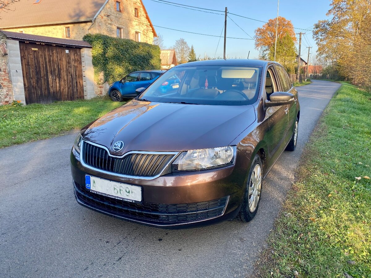 ŠKODA RAPID 1,2 66kw 2017 GARACE KM PŮVOD