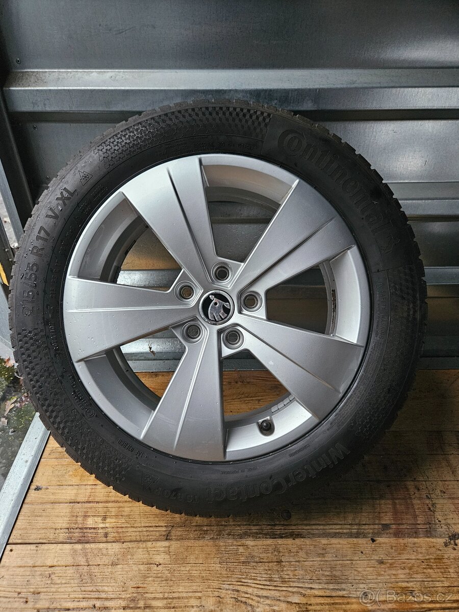 Zimní alu kola Triton 17" Škoda Superb 215/55 R17