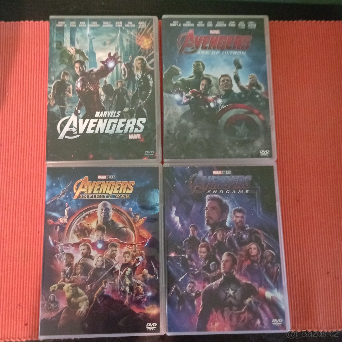 Avengers 1-4 na dvd( cz dabing)