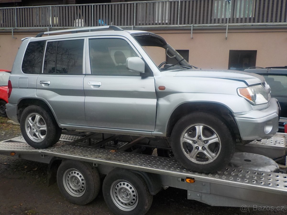 Díly Mitsubishi Pajero Pinin 2.0 benzin 95 KW převodovka vak