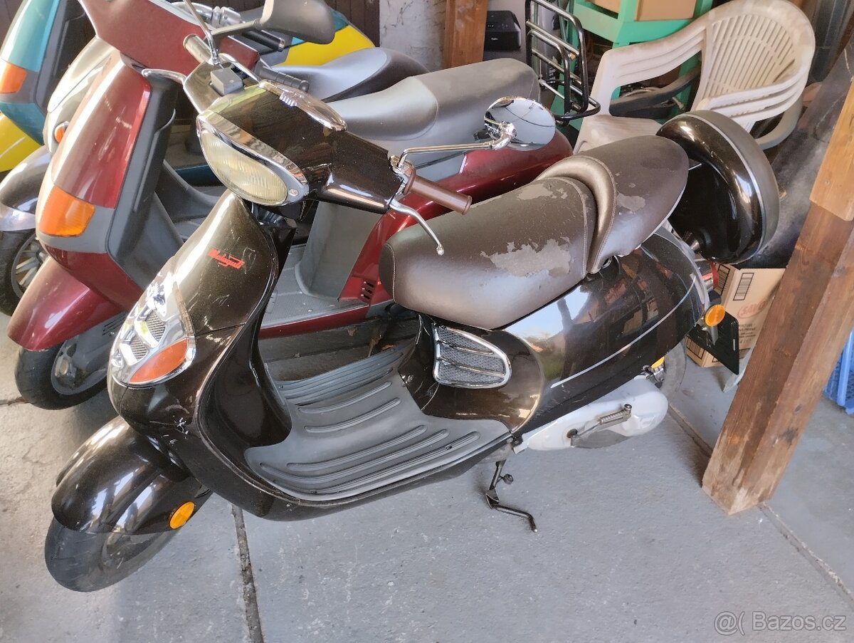 Skútry Piaggio a Aprilia