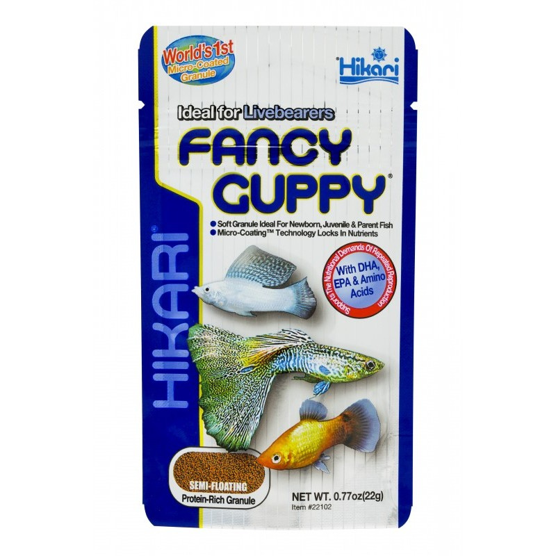 Hikari Fancy Guppy krmení pro živorodky