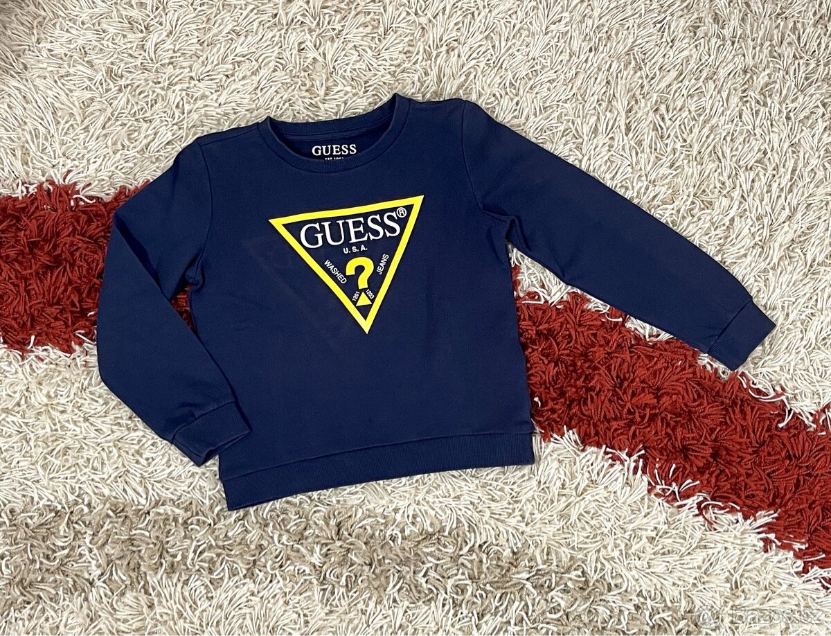 Modrá mikina Guess 4Y