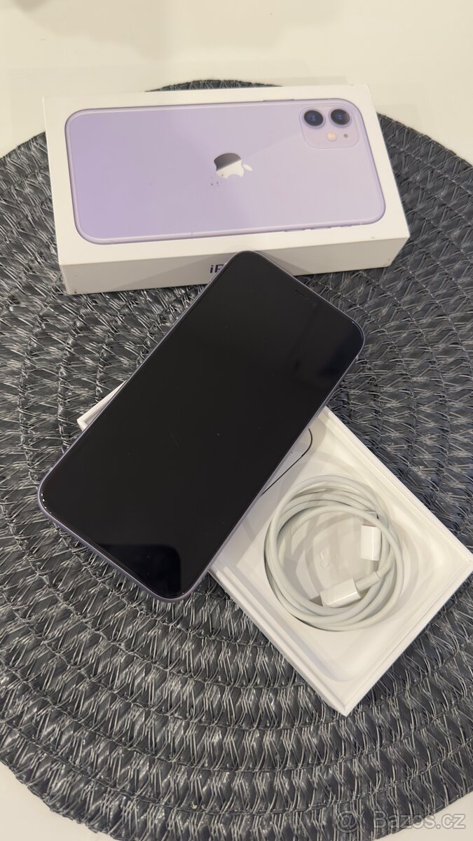 Apple iPhone 11 - 64GB Purple + 11 krytu