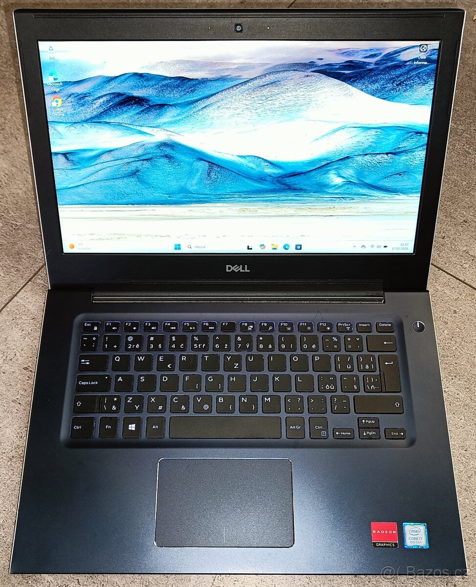 Dell Vostro 5471,i7-8550U,WIN 11PRO,SSD 256GB+1TB,RAM 8GB,14