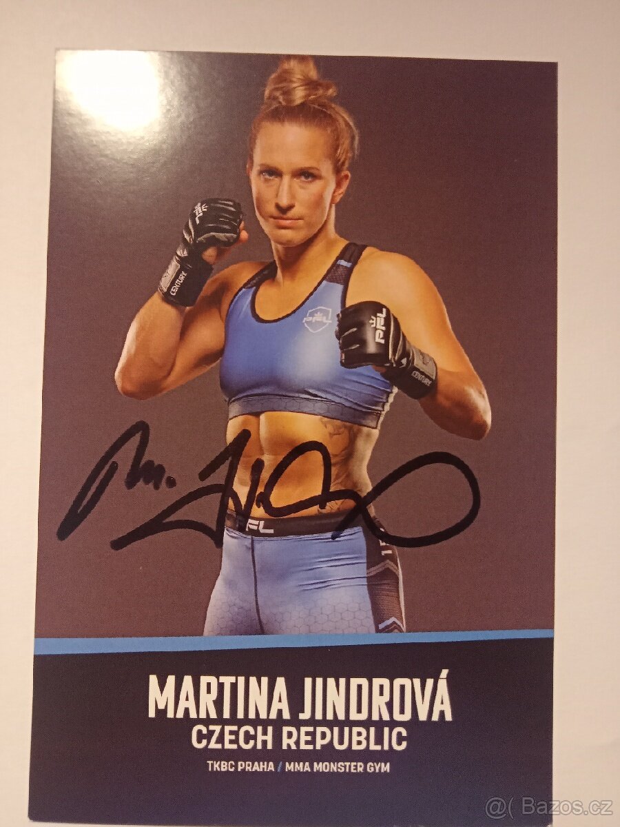 Autogram Martina Jindrová
