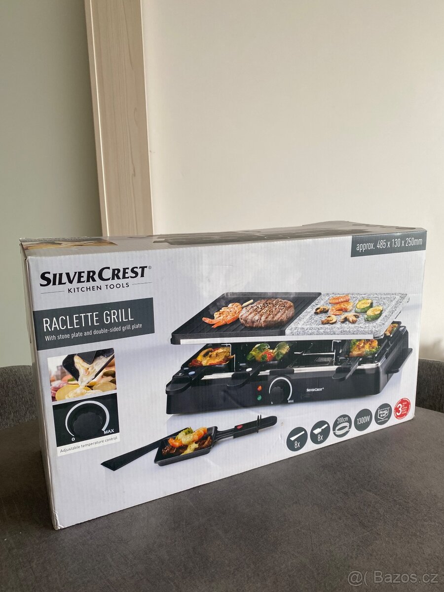 Elektrický raclette gril Silvercrest NEROZBALENO