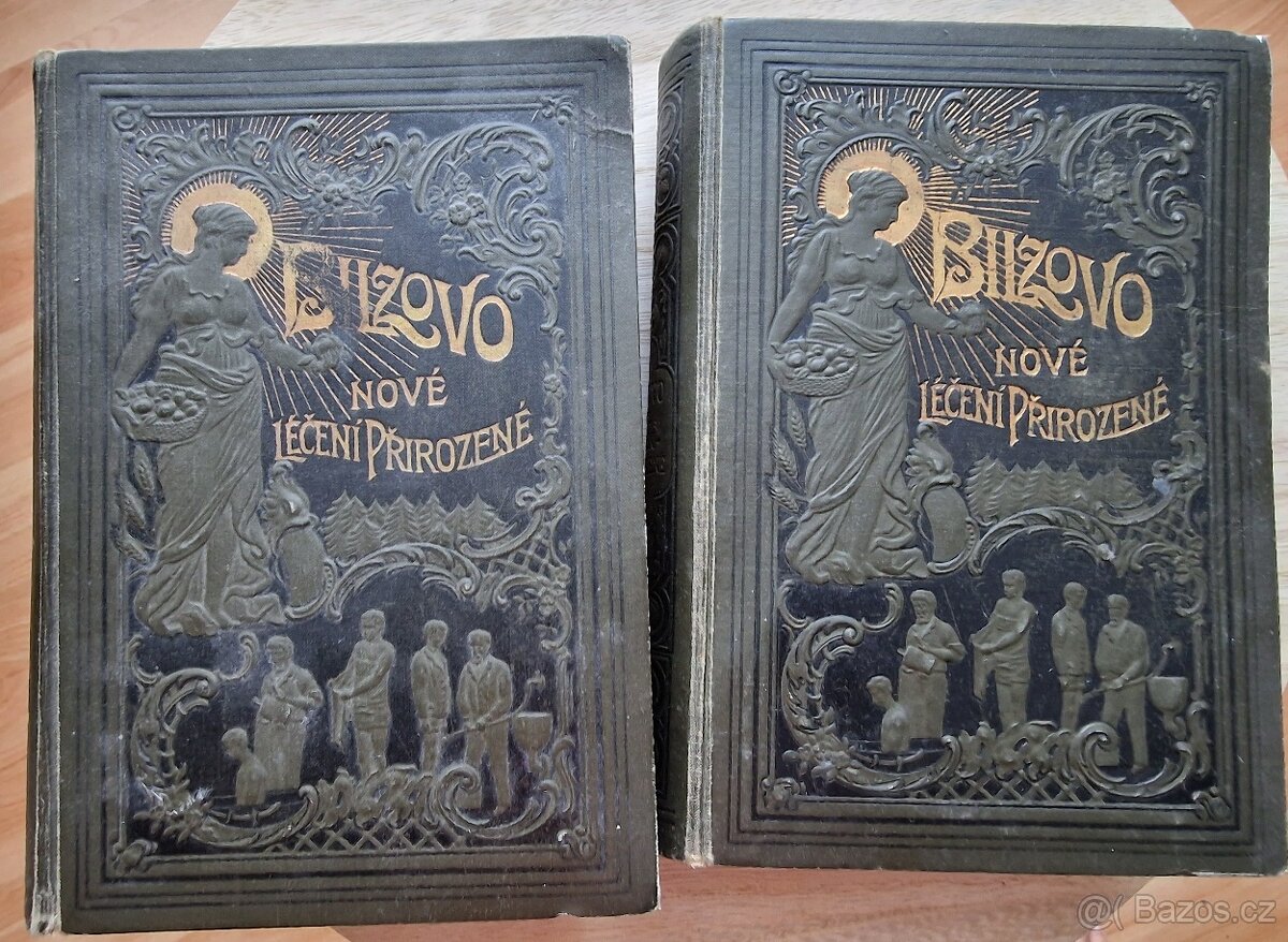 1902 Blizovo Nové léčení přirozené  - kniha