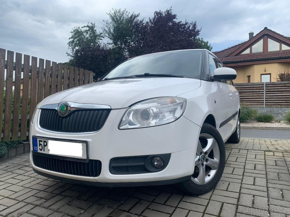 Škoda fabia combi 1,4 TDI 10/2009 závěs klimatronic, ALU