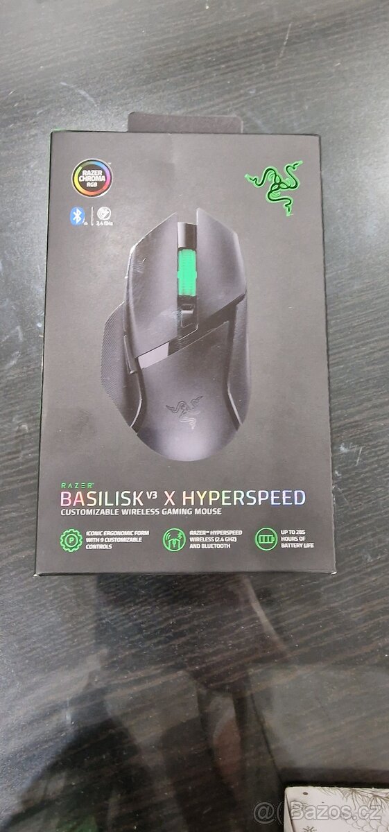 Razer Basilisk V3 X HyperSpeed černá NOVÁ