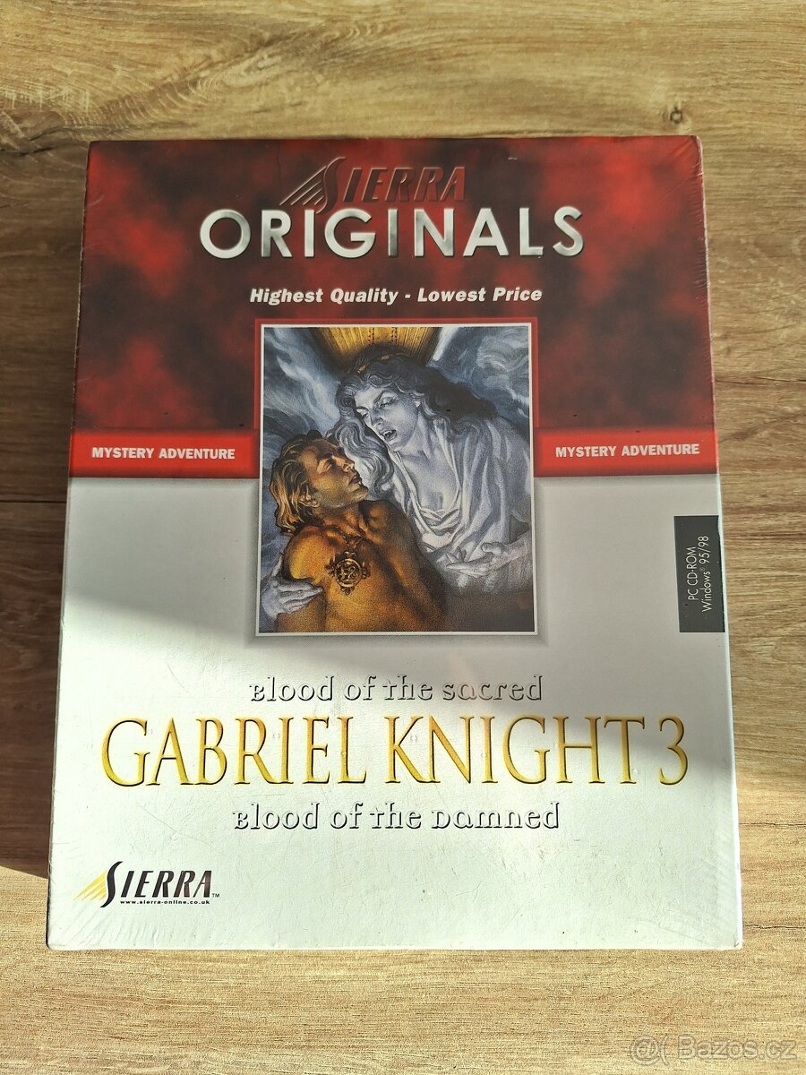 Gabriel Knight 3 PC hra BIGBOX Factory SEALED