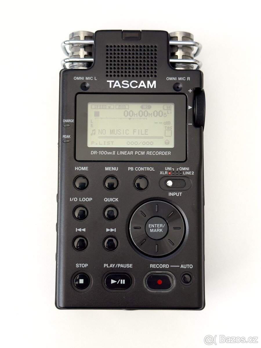 TASCAM DR-100MKII ruční hi-res digitální audiorekordér