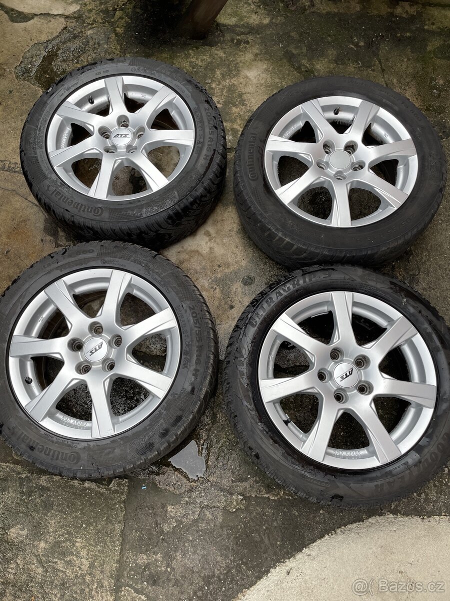 Alu kola 5x112 včetně zimních pneu 205/55R16