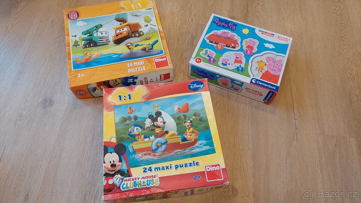 Maxi puzzle Mickey, Tatra, Prasátko Peppa