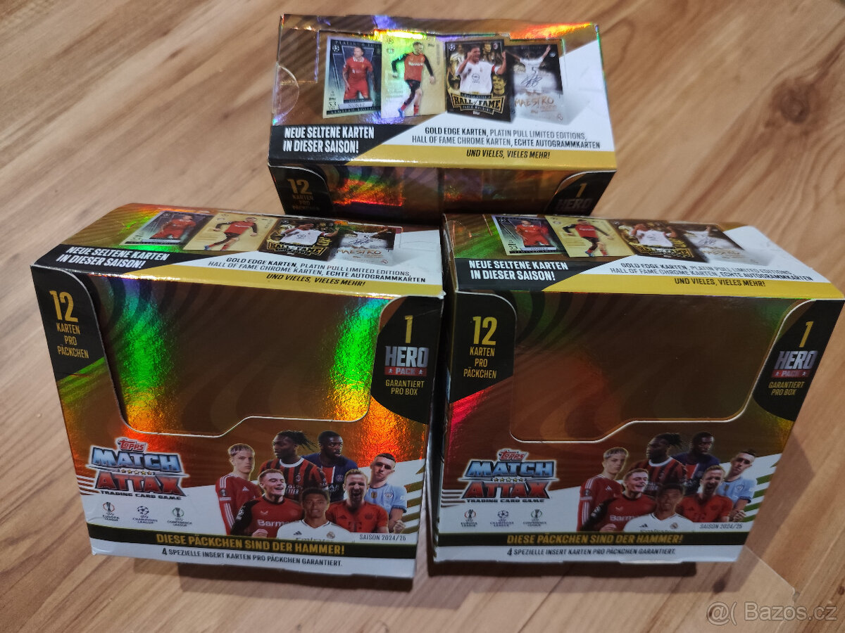 Fotbalové kartičky Match Attax 2024/25 - booster