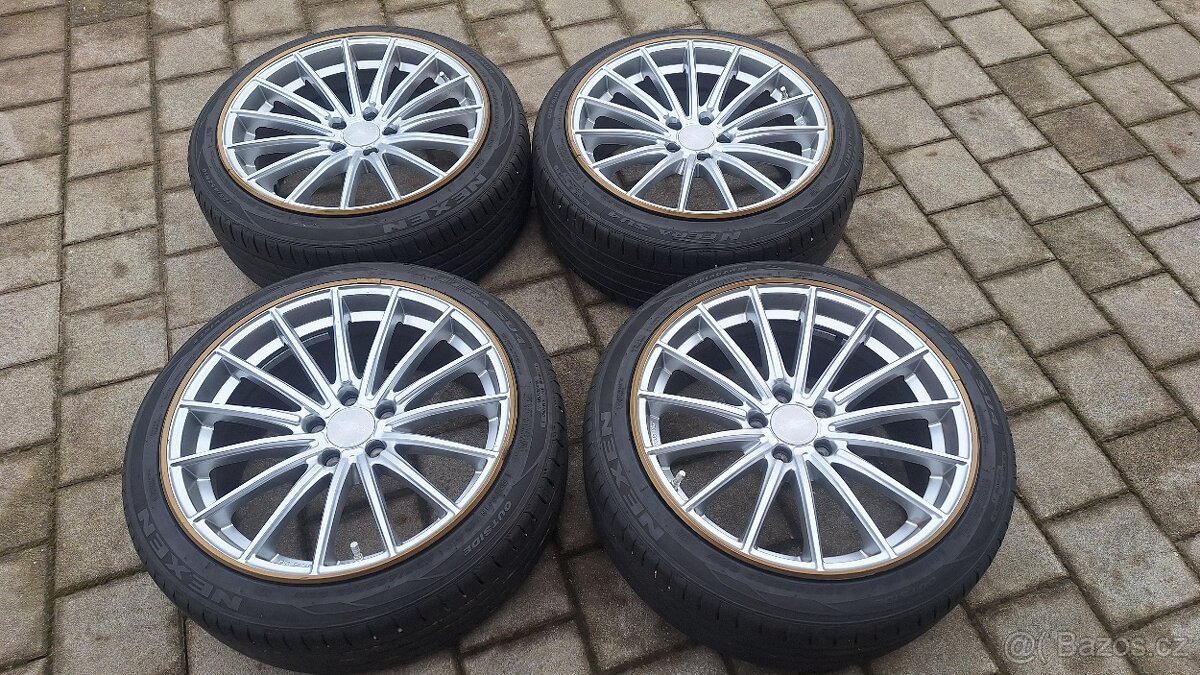 Alu kola Renault 19" 5x114,3 pneu 225/45 R19 5-6mm Kadjar