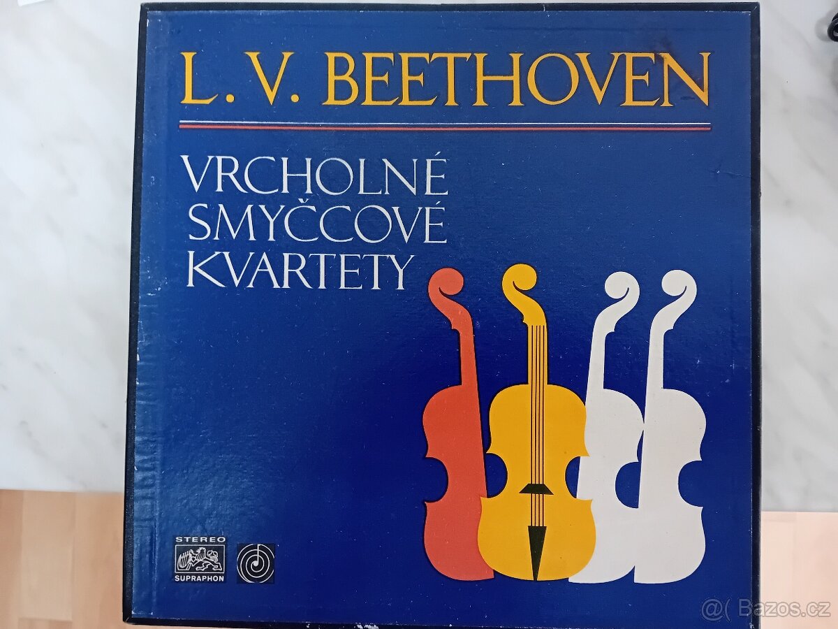 LP deska L.V. Beethoven - vrcholné smyčcové kvartety