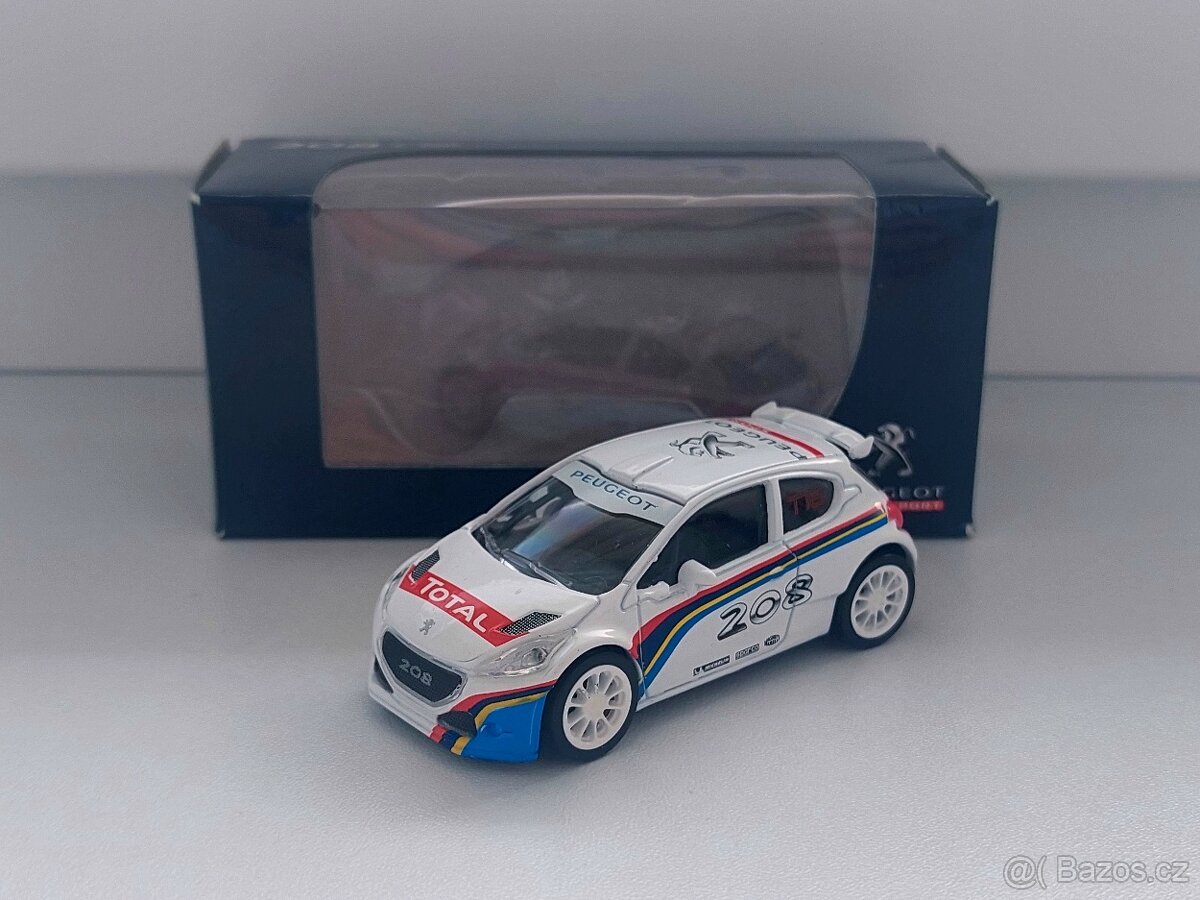 Model auta Peugeot 208 Rally, Norev 1:64