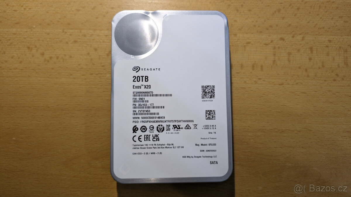 Seagate Exos X20 20TB SATA