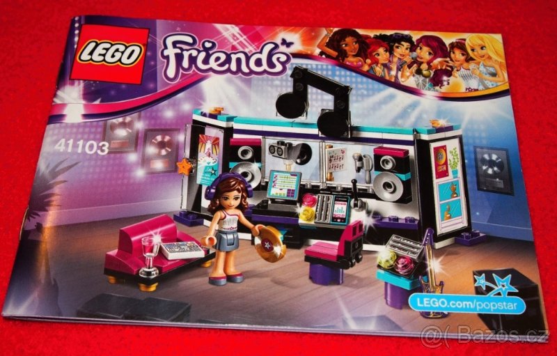 Lego Friends 41103 Nahrávací studio pro popové hvězdy