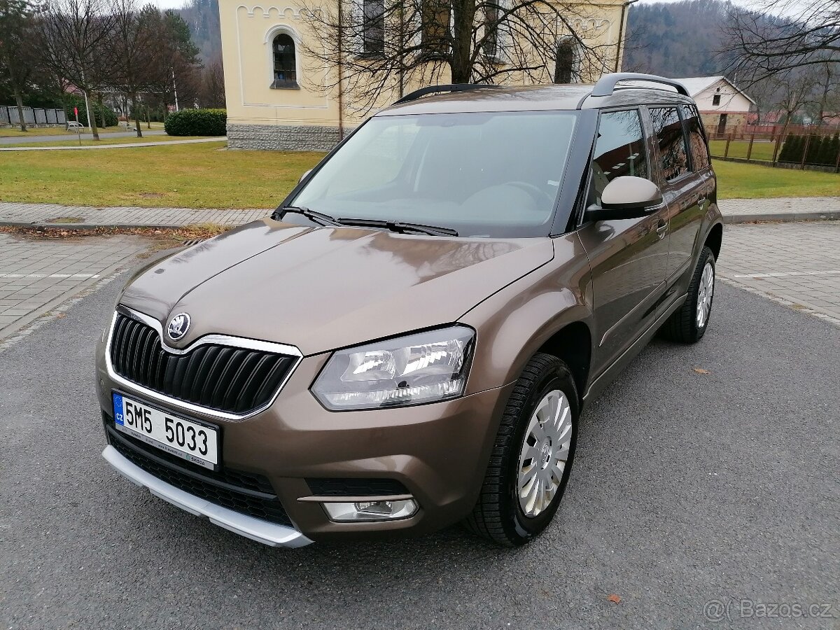 Škoda Yeti 4x4 2,0tdi 81kw/2015/Servis jen ŠKODA, 160 000Km