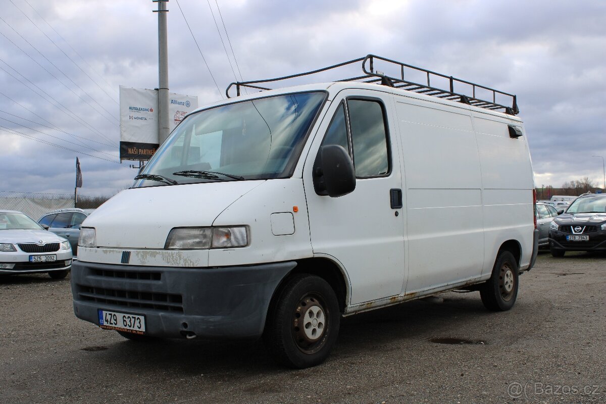 Fiat Ducato 2,0TD 62KW, STK 5/2025, ZAHRÁDKA, r.v. 2002