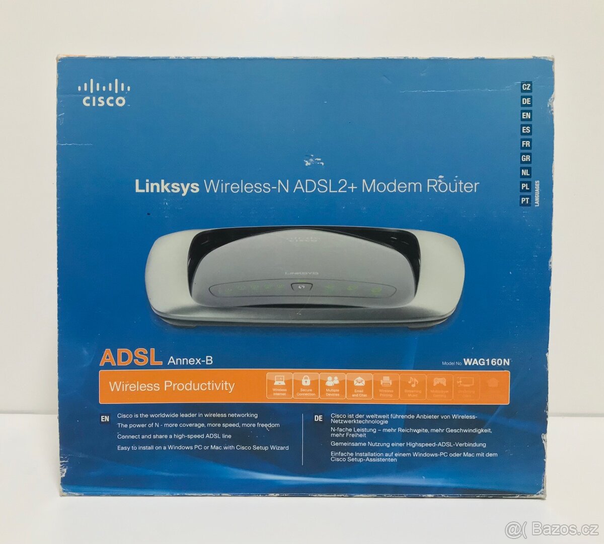 Router Linksys WAG160N-E1