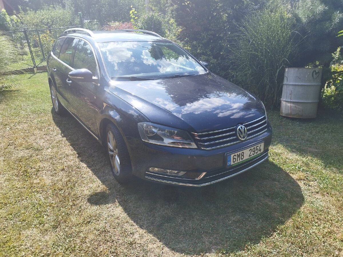 VW Passat 2013, 2.0 TDI, tažné