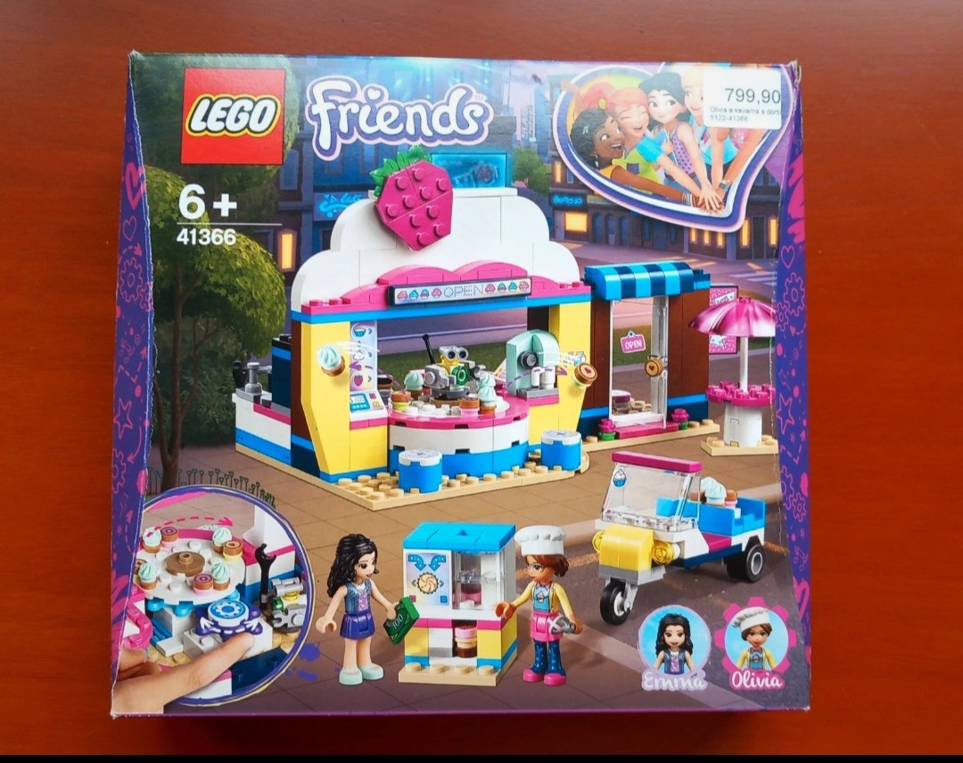 Lego Friends 41366 Emma a její cukrárna, kompletní