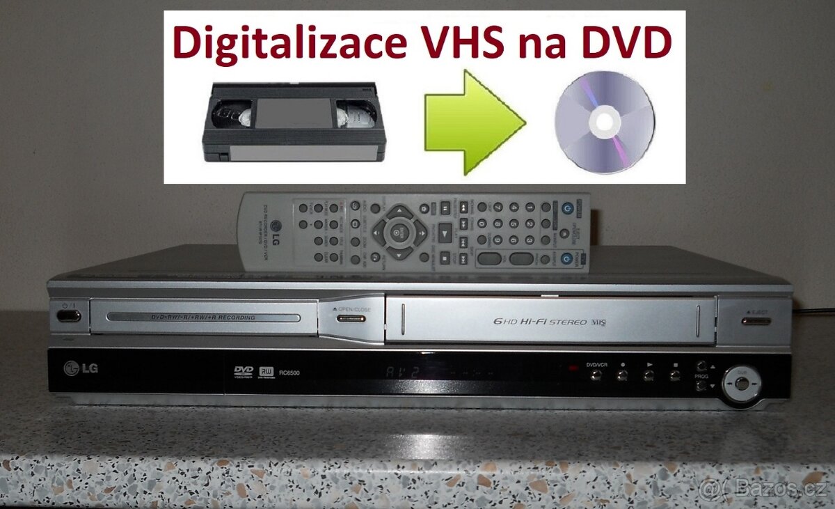 VHS-DVD rekordér LG RC7000