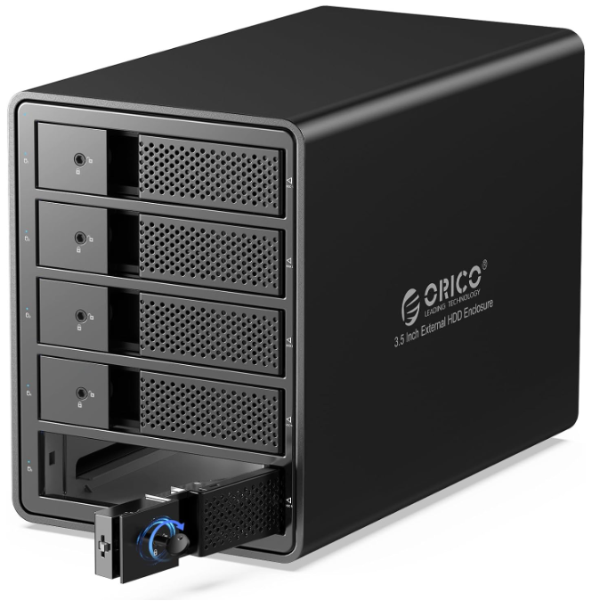 ORICO 5x 16TB USB3.0 Externí Disková Skříň, hliníková