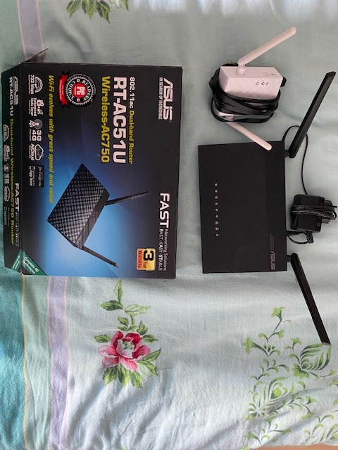 Router ASUS+extender