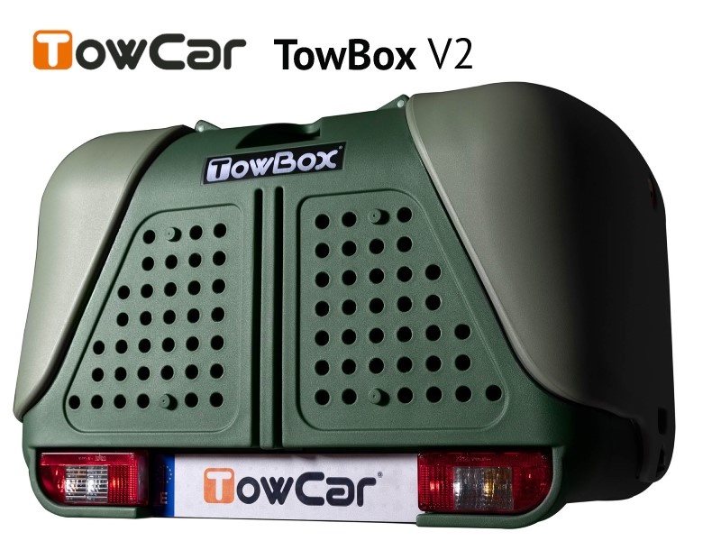 TowCar TowBox V2 Dog zelený, na tažné zařízení20