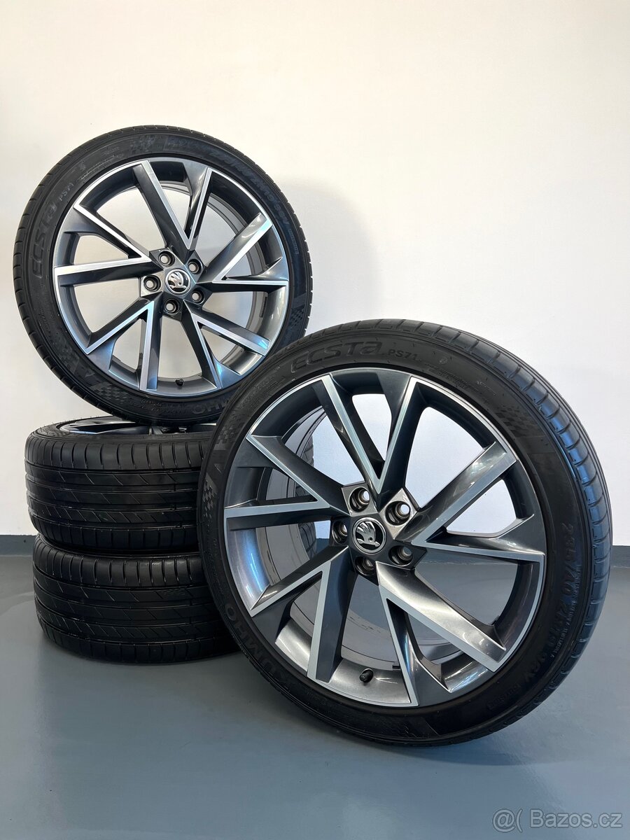 ☀️ Letní Alu kola Vega, Škoda Superb 3, 5x112 r19