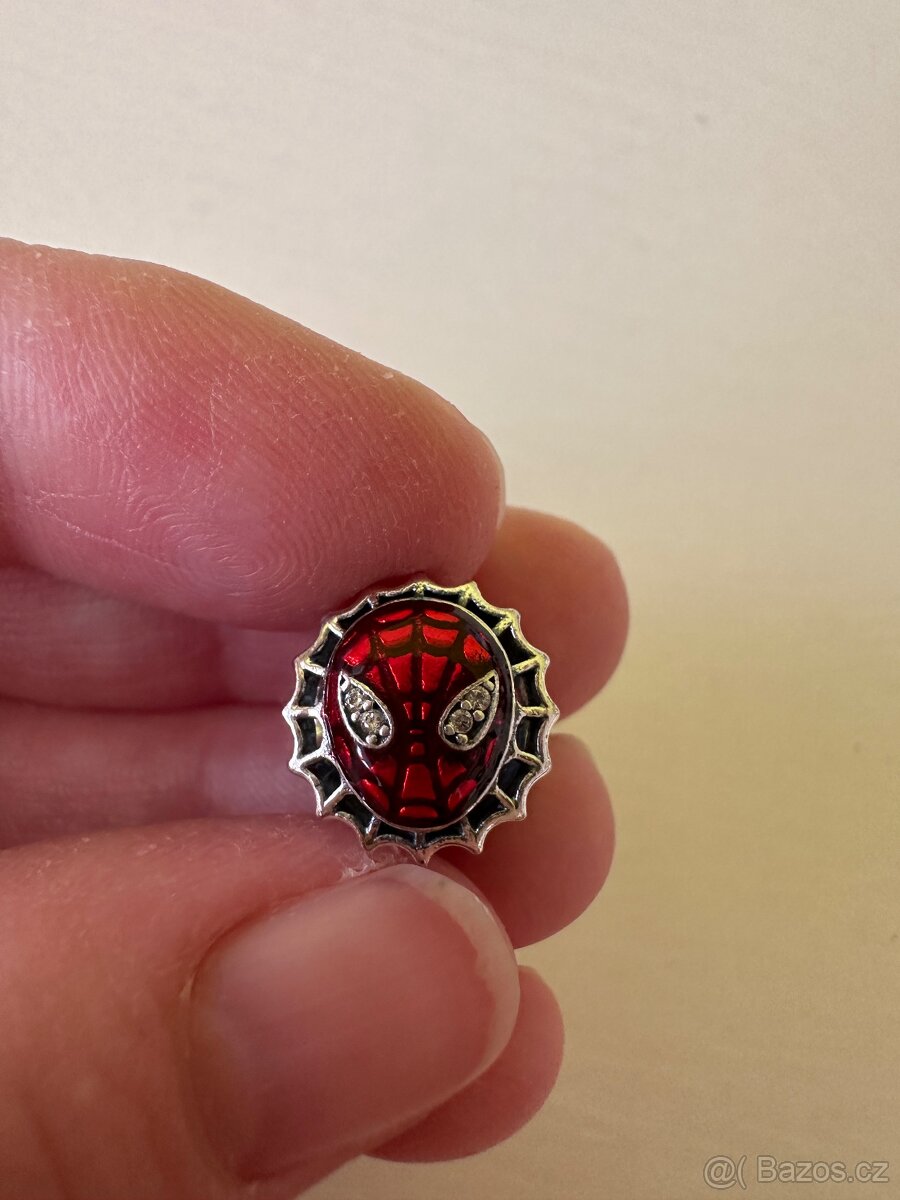 Maska Spider-man přívěsek na Pandora náramek