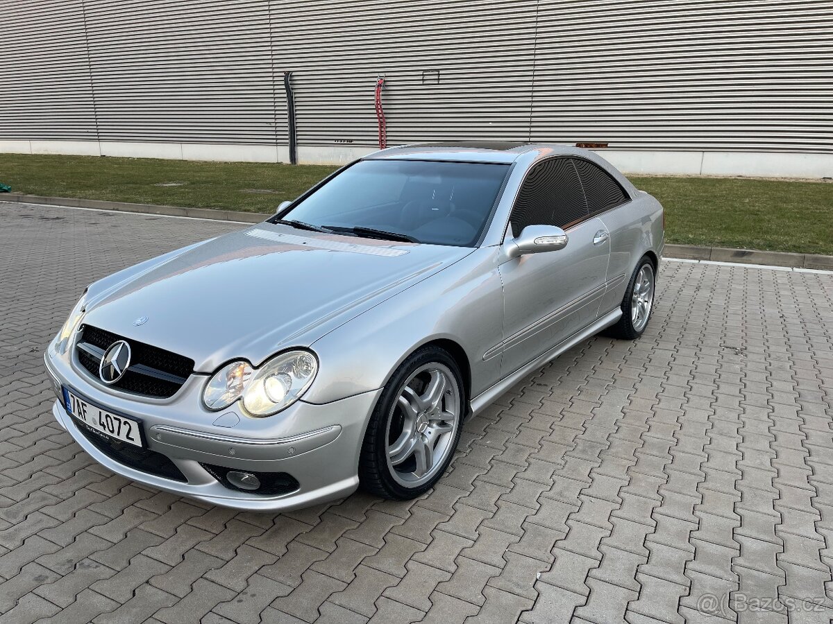 Mercedes CLK 55 AMG ORIGINÁL 5,5 V8 270kw TOP KOUSEK