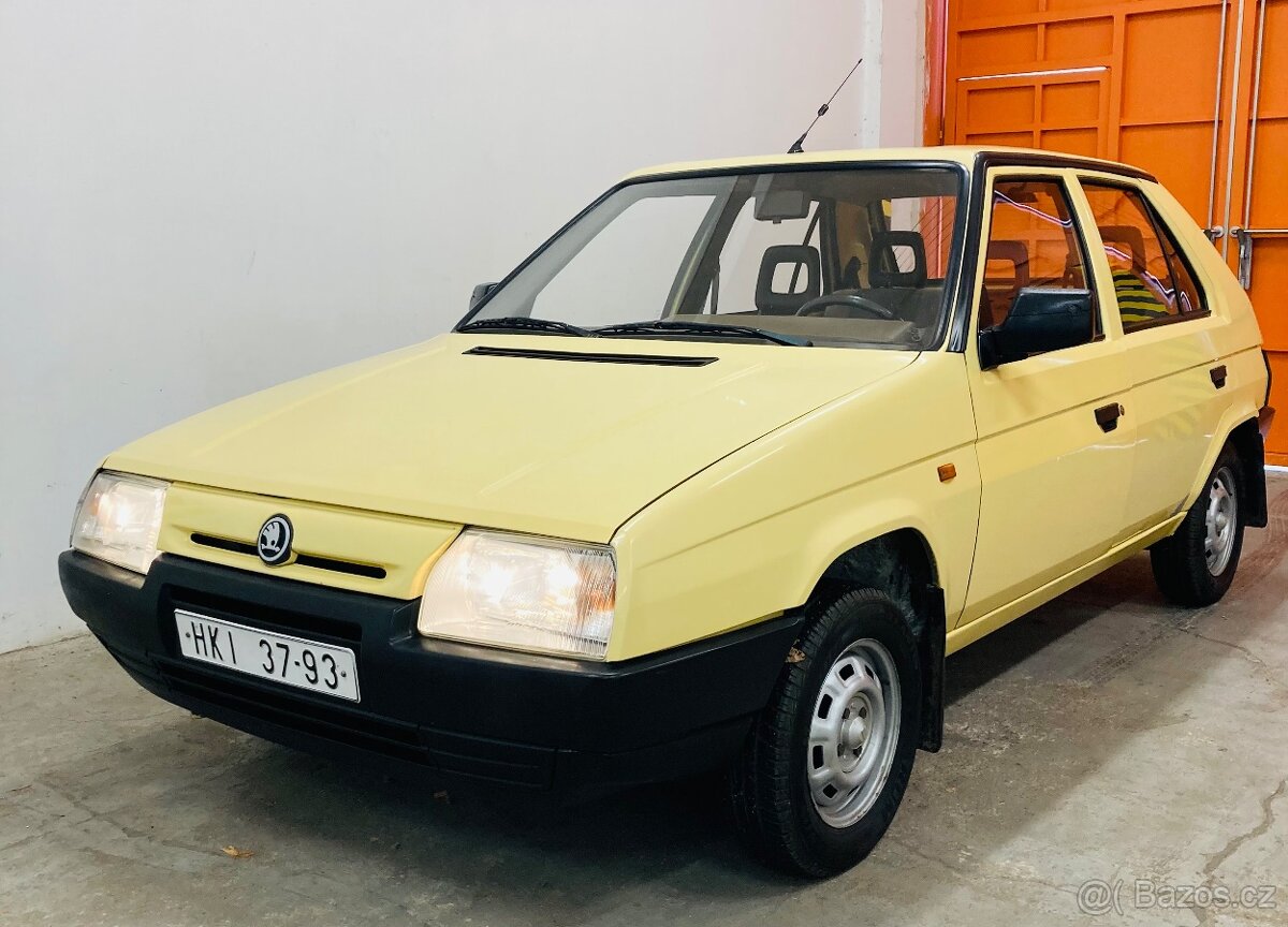 Škoda Favorit 135L, jeden majitel, rok 1990, ČR původ