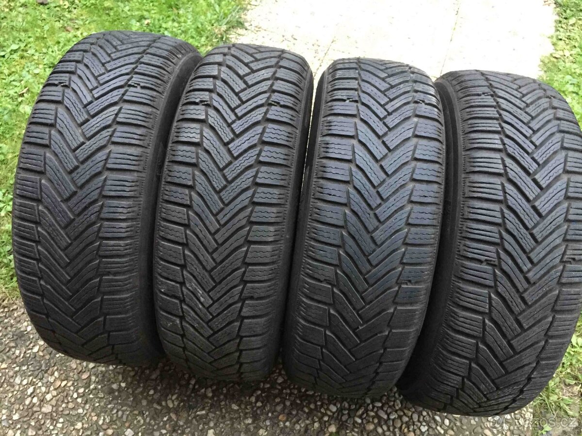 4x zimní pneu Michelin Alpin 6 195/65/15 DOT xx18 + xx22