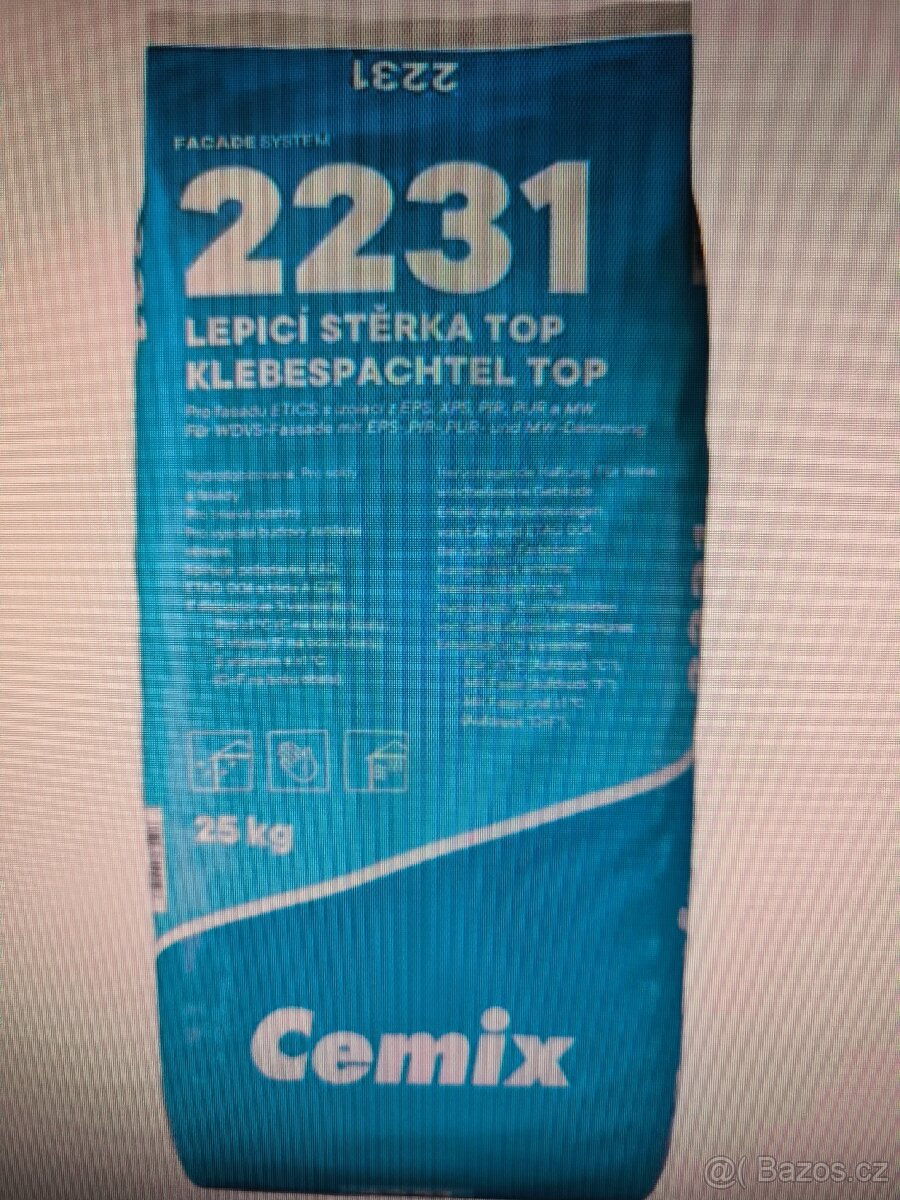 Cemix 2231 lepící stěrka TOP, fasádní lepidlo