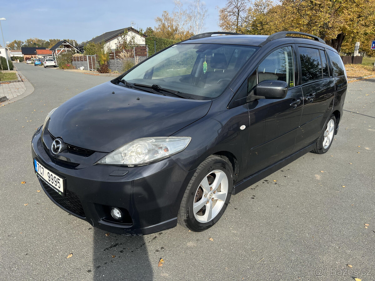 Mazda 5 2.0 105Kw +7míst+Najeto 174TKM+