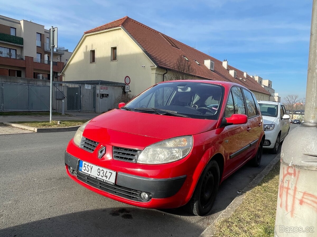 Renault Mégane Scenic 1.9 DCI, rok 2005. Tempomat, tažné