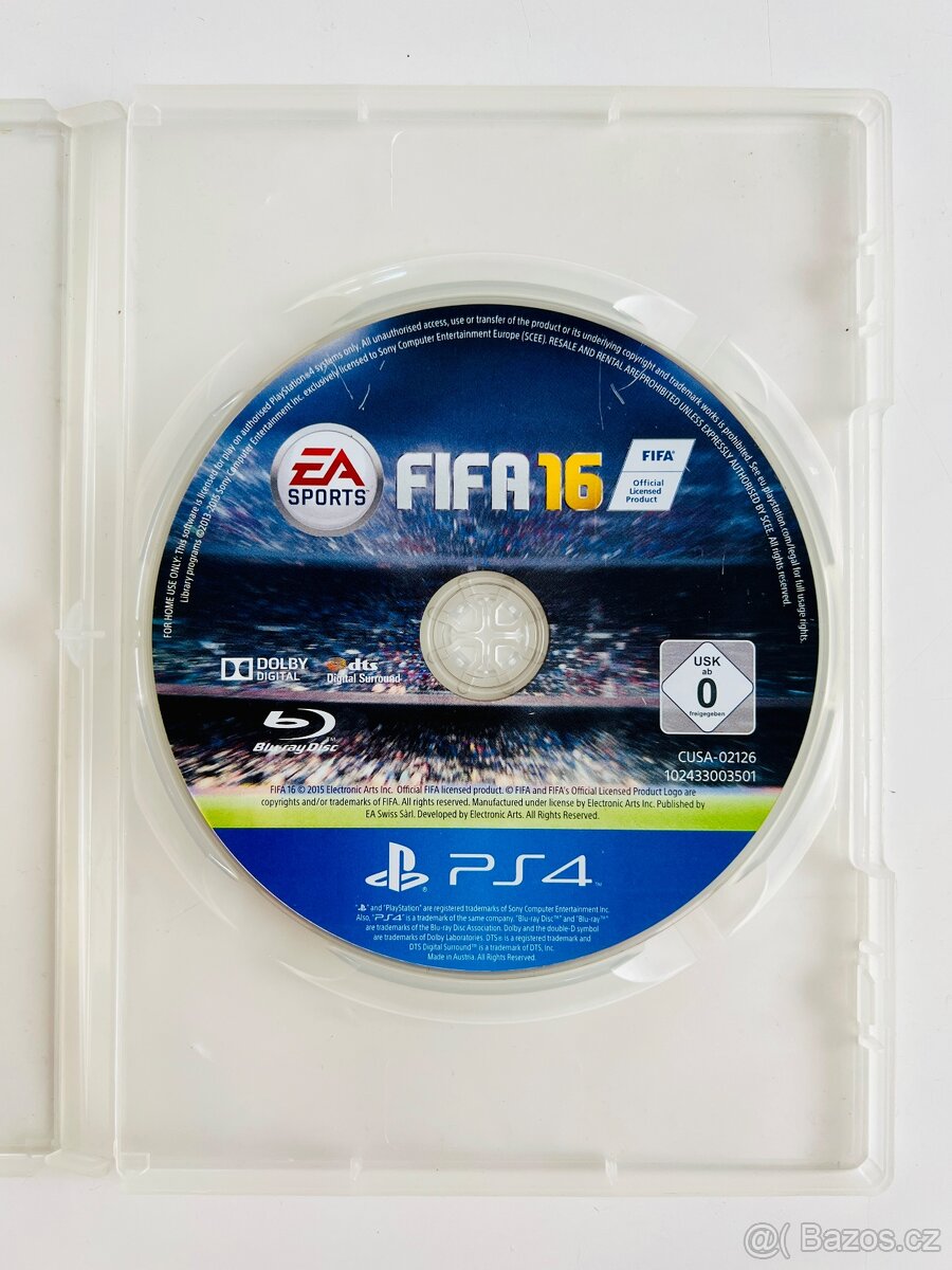 PlayStation 4 - PS4 - Hra FIFA 16 ( 2016 ) PC: 799kč