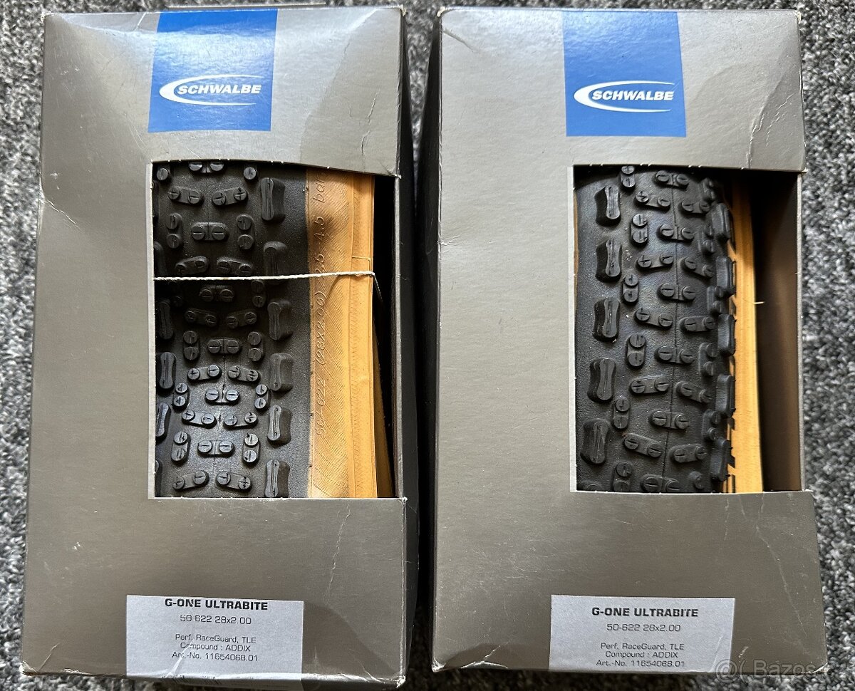 2 ks NOVÉ SCHWALBE G-ONE ULTRABITE 622 - 50