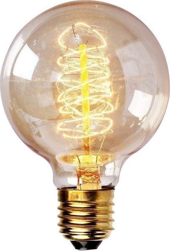 Edison Retro Carbon Filament G125 E27 40W 230V 120lm 2000K