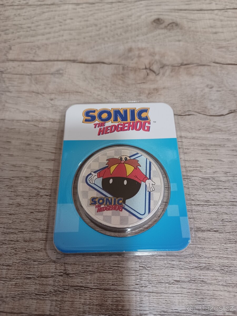 Stříbrá mince 1 oz Sonic Dr. Eggman