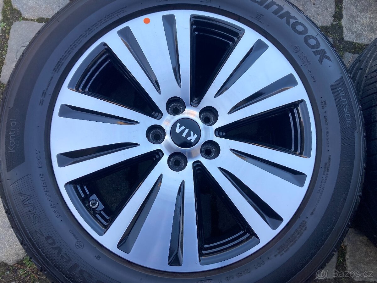 Alu kola KIA SPORTAGE 5x114 letní HANKOOK 235/55R18 DOT2023