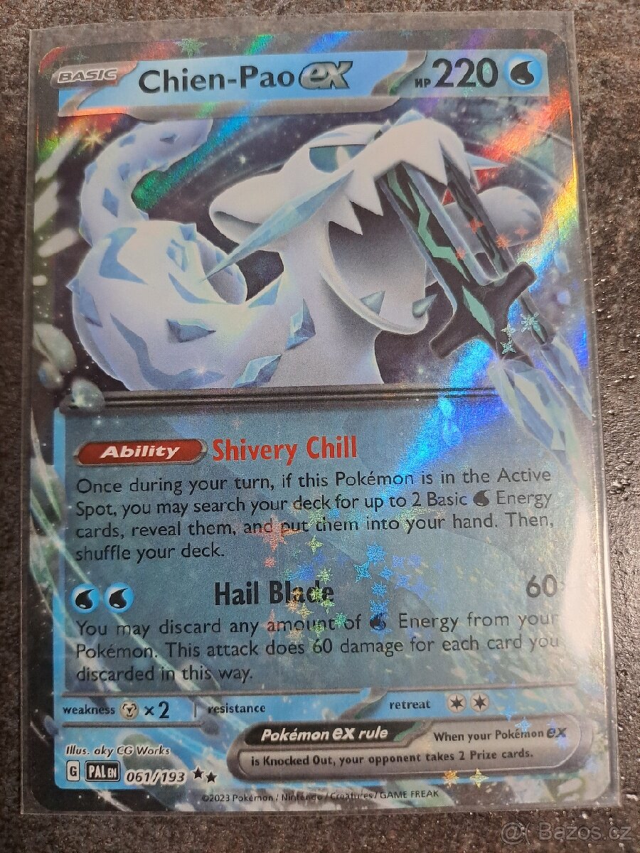 Pokemon TCG Chien-Pao EX PAL 061