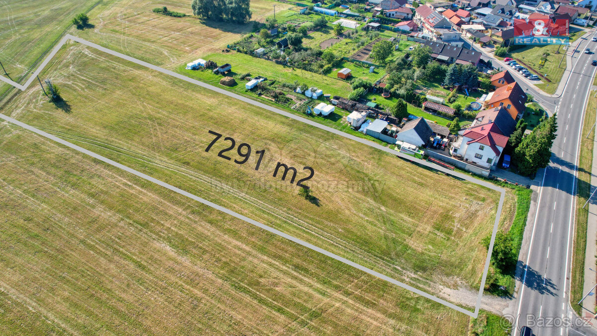 Prodej pozemku k bydlení, 7291 m², Tlumačov