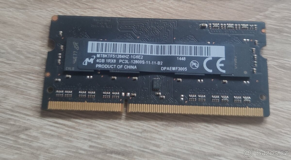 RAM DDR3 4GB 1600Mhz